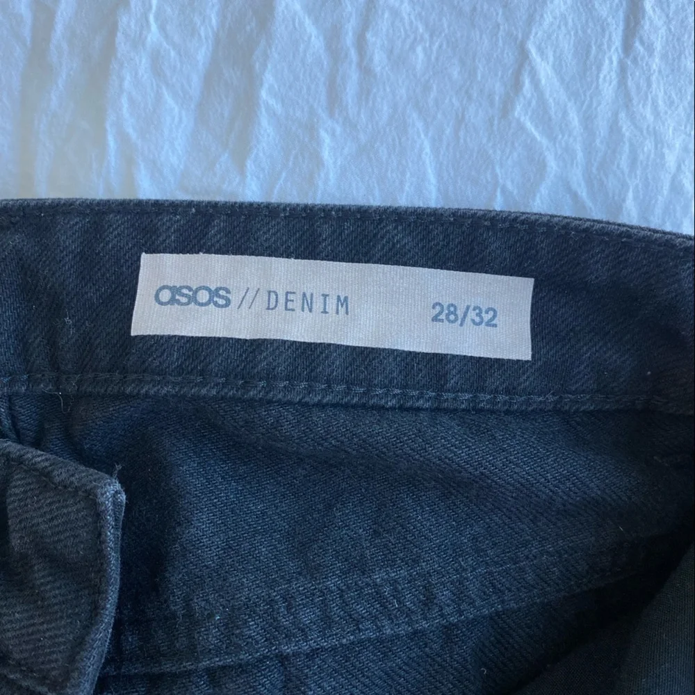 ASOS jeans wide leg mid rise - Picture 4 of 7